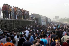 Поезд сошёл с рельсов в Египте: более десяти погибших