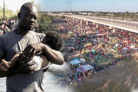 Тисячі гаїтян зібралися під мостом між США й Мексикою