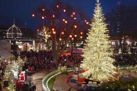 Мільйон вогнів прикрасив данський парк «Тіволі» в передчутті Різдва