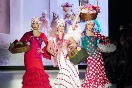 Показ мод фламенко після дворічної перерви повернувся до Іспанії