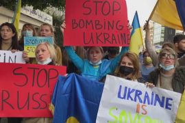 У світі протестують проти російського вторгнення в Україну