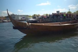 У Данії збудували копію човна вікінгів, що плавав у XI столітті
