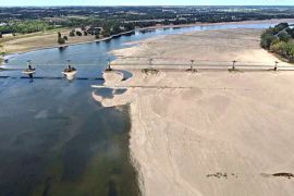 Річки в усій Європі міліють через рекордну посуху