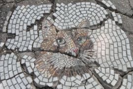Дорожня мозаїка: як вуличний художник латає вибоїни
