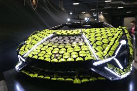 Lamborghini з кубиків Lego побудували для Паризького автосалону