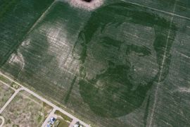 Гігантський портрет Ліонеля Мессі з’явився на кукурудзяному полі в Аргентині