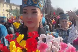 Казахи відзначають стародавнє свято Навруз, зустрічаючи весну й новий рік