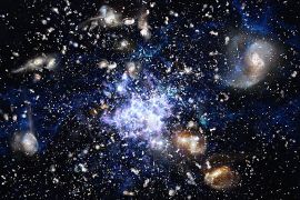 Унікальне відкриття: гарячий газ виявили в ранньому скупченні галактик