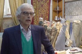 Італійські виробники шовку виконують замовлення для палаців і резиденцій усього світу