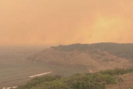 Лісові пожежі вирують на кордоні Іспанії та Франції