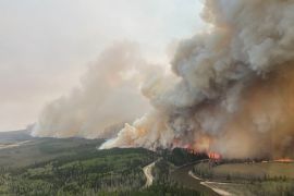 Пожежі в канадській провінції Альберта за два дні випалили 95 тисяч гектарів землі
