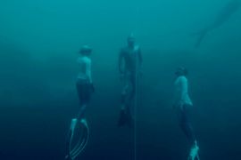 Новий рекорд із фрідайвінгу: спортсмен опустився на глибину 122 метри