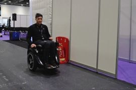 На виставці в Лондоні показують технології для людей з інвалідністю