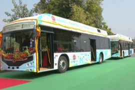 В Індії вперше запустили автобуси на водні