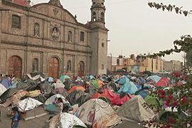 Церква в Мехіко перетворилася на перевалковий пункт для мігрантів