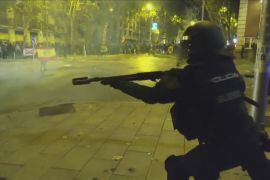 Багатотисячний протест у Мадриді закінчився сутичкою з поліцією