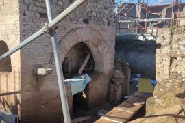 У Помпеях знайшли пекарню, де працювали раби та осли