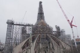 Дерев’яний каркас даху собору Паризької Богоматері відновили