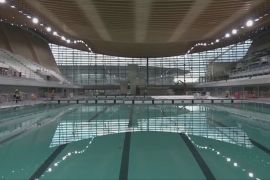 Новий олімпійський водний центр у Парижі гріє воду енергією сонця
