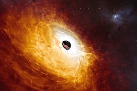 Астрономи знайшли найяскравіший об’єкт у Всесвіті з чорною дірою в центрі
