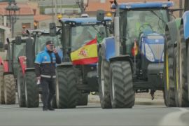Фермери блокують автомагістралі в усій Іспанії