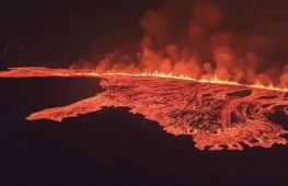 Тріщина завдовжки 3 км утворилася під час ще одного виверження вулкана в Ісландії