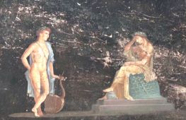 У Помпеях знайшли давню бенкетну залу з фресками