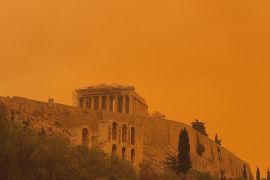 Афіни накрила пилова буря із Сахари