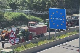 Фермери заблокували дороги на кордоні Іспанії та Франції напередодні виборів у ЄС