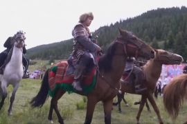 Як кочували стародавні киргизи, показали на фестивалі