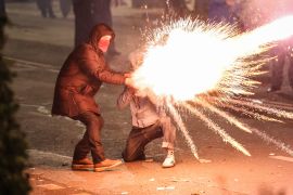 Протести в Грузії: поліція застосовує водомети й сльозогінний газ