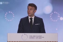 Макрон закликає до створення глобальної «водної коаліції»