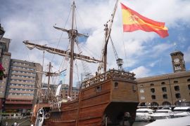 Репліка флагманського корабля Христофора Колумба стала на якір у Лондоні