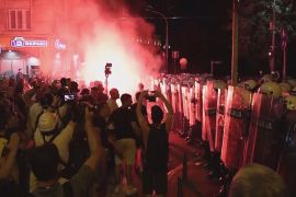 Тисячі сербів перекрили вулиці в Белграді після арешту протестувальників