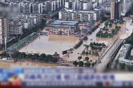 Жунцзян тоне: рекордна повінь у Китаї