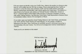 Трамп запроваджує 50-відсоткове мито щодо товарів з Бразилії