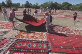 Майже 1000 старовинних килимів показали на фестивалі в Болгарії