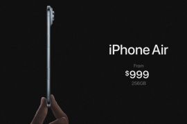 Компанія Apple продемонструвала iPhone 17 Air — найтонший в історії