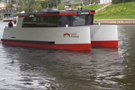 Вільнюс запускає повністю електричні човни на річці Вілія