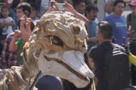 Ляльки ожили на вулицях мексиканського міста Гвадалахара