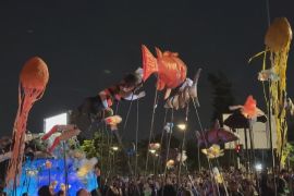 Пластикові морські істоти «пропливли» передмістям Сантьяго