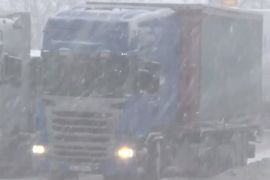 Румунію паралізував снігопад