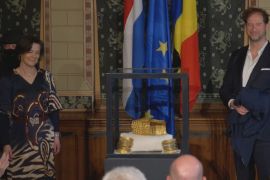Знайшли румунський золотий шолом віком 2500 років, який вкрали з музею у Нідерландах
