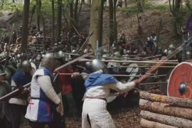 Сотні шанувальників фентезі відтворили битву з «Гоббіта» в Чехії