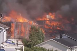 У Норвегії згоріло понад 100 будинків