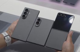 Samsung показав три складані смартфони і новий розумний годинник