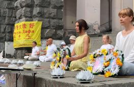 27 років гонінь: у Києві закликали зупинити репресії проти Фалунь Дафа в Китаї